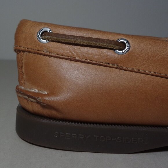 Sperry / Size 8 Wide / AUTHENTIC ORIGINAL 2 EYE / Brown / New Women's Shoes - Picture 3 of 16